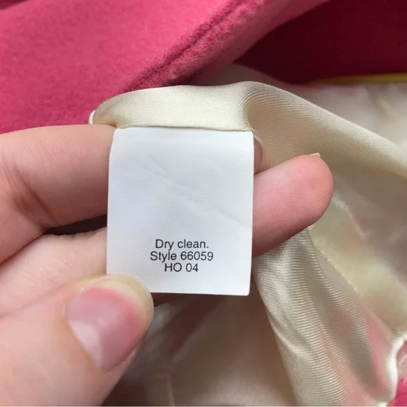 J Crew Pink Wool Blend Three Button Wool/Cashmere Blend Blazer Jacket Sz S - Picture 4 of 7